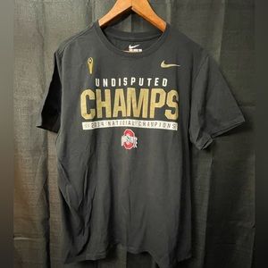 Undisputed Champs Ohio State Nike Tee T Shirt 2014 National Champions